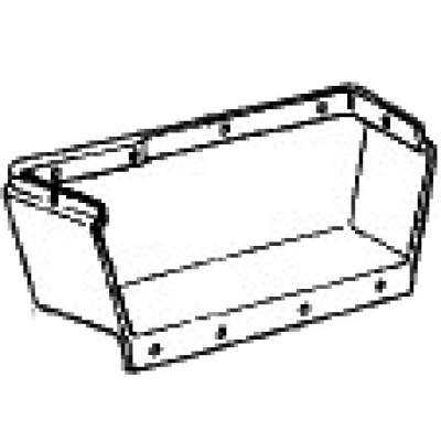 Blende für Tür Tasche links für Porsche 914-6/4 bis Bj.70  91455502109