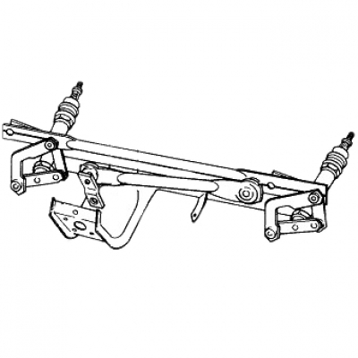 Kurbeltrieb ohne Motor für Porsche 914  91462801220