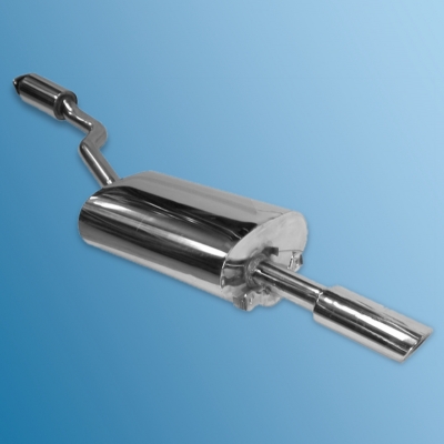Nachschalldämpfer, Edelstahl, für Porsche 924S, Bj.88, Motor-Nr. bis 60000, M44.03 / 944, Bj.88-91, Schalter / 944S / 944S2       94411104103, 1620608600, 92.442S