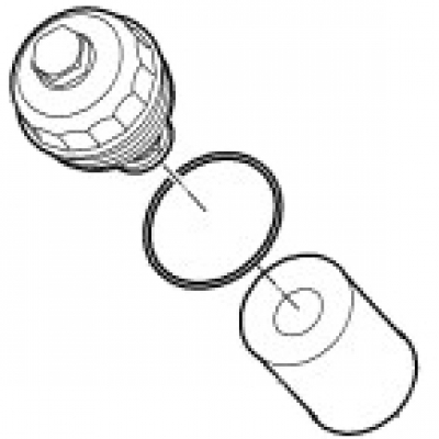 Ölfilter komplett für Porsche 997  94810702200