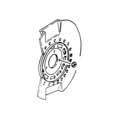 Bremsschutzblech, links, Vorderachse für Porsche 964, C2 / C4   96435180302, 1664200570