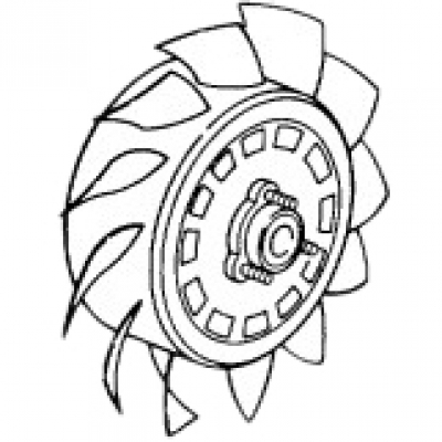 impeller for Porsche 964, 993  96410601521,96410601522