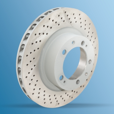 Bremsscheibe, belüftet, beschichtet, vorne rechts für Porsche 964 Turbo, Turbo-Look, Carrera RS  ECK 5836,96535104400