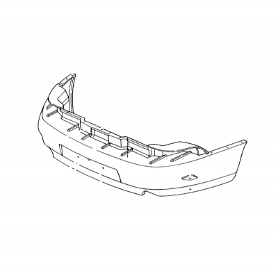 PU Stoßstange hinten, für Porsche 993      99350541100G2X