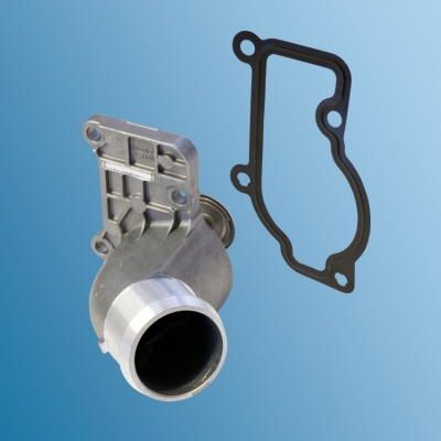 Thermostat mit Thermostateinsatz für Porsche 997, Bj.05-08 / 987 Boxster, Bj.05-08 / Cayman 06-08  99610601359,996106125553