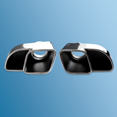 Endrohrsatz, Edelstahl poliert für Porsche 997 Turbo, Bj. 2007-2009  99711125102,99711125101,99711125201,99711125202,1620703010