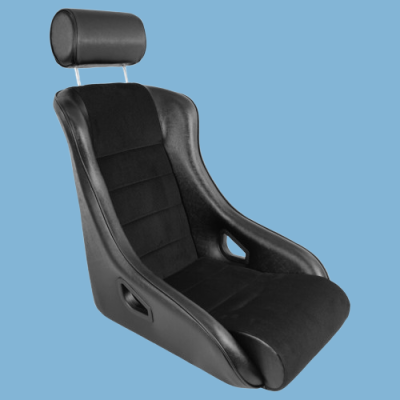 ECK8002/A Sportsitz für alle Porsche 911, Sitz in Kunstleder / Cord schwarz