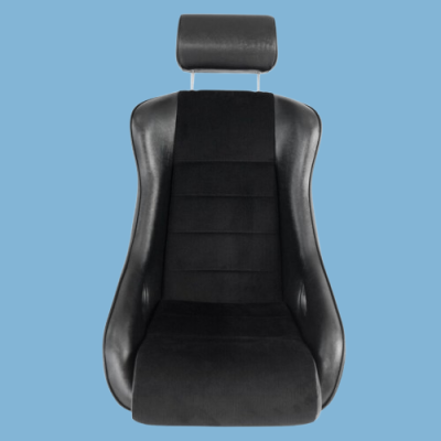 Preview: ECK8002/A Sportsitz für alle Porsche 911, Sitz in Kunstleder / Cord schwarz