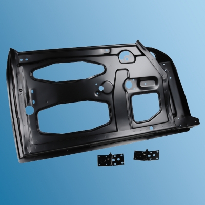 Innenrahmen der Rohbautür, komplett mit Schaniere, links für Porsche 356 A/B/C, Coupe, Bj. 55-65  ECK 8195, 1680900670, 571043, DAN53100500