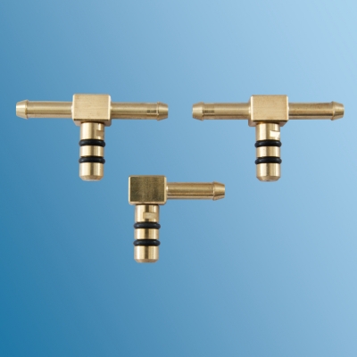 T-Stücke für Kaltstart an den Einspritzansaugrohren für Porsche 911, 3-teiliger Satz pro Seite  ECK 1013, 91111007500, 99111007800