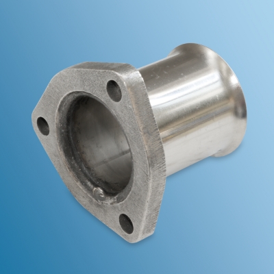 Anschlussteil, Edelstahl für Porsche 911  ECK2043, 1620400400, 92.102S, 93011115701