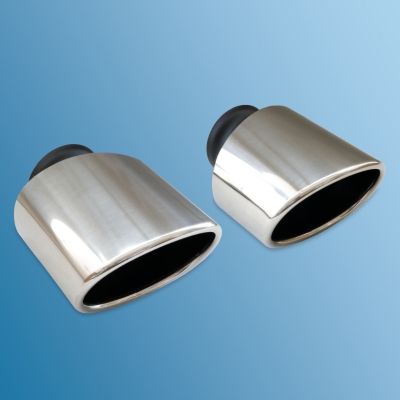 Endrohrsatz, Edelstahl, poliert, universal, für Porsche 993 C2/4  ECK 2089,1620702110,93.901S