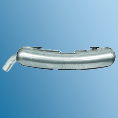 Sportauspuff Edelstahl poliert, SSI, Endrohr Durchmesser 60mm, für Porsche 911 2,7 / 3,0 / 3,2l, Bj.75-89 mit alten Wärmetauscher System  ECK2109/A, 1620611600, 92.512SSI, 93011104300, 93011104303, 93011104301, 93011102200
