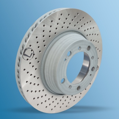 Bremsscheibe, belüftet, beschichtet, hinten links für Porsche 997  ECK 5823,99635240500,99635240502