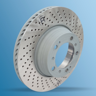Bremsscheibe, belüftet, beschichtet, hinten rechts für Porsche 997  ECK 5824,99635240600,99635240602