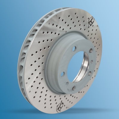 Bremsscheibe, belüftet, beschichtet, vorne rechts für Porsche 997  ECK 5830,99635141003,99635141004