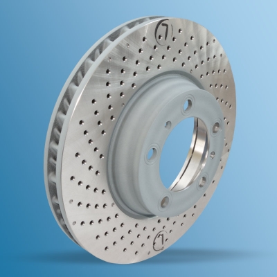 Bremsscheibe, belüftet, beschichtet, vorne links für Porsche 997  ECK 5830,99635140903,99635140904
