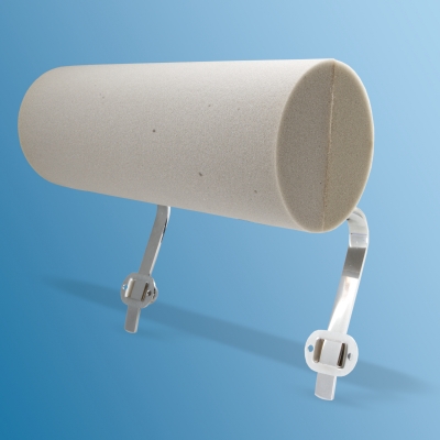 Schlummerrollensatz pro Sitz, komplett mit 2 Chrom-Beschlägen, für Porsche 356 A/B/C  ECK 8009