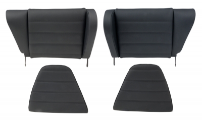 Notsitz Set Echtleder schwarz für Porsche 911, Bj. 74-86 - Neuauflage  ECK 8115/2,90152200522,90152200622,90152200542,90152200642,91152200500,91152200600,91152200505,91152200605,91152205101,91152205201,91152201700,91152201800,91152205106,91152205206