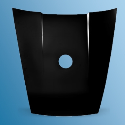 Front bonnet, with hole in the middle for fuel filling