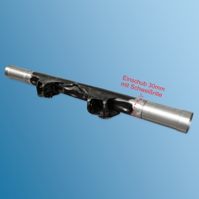 Preview: Reparatur-Teilstück lange Version für Hinterachsquerrohr für Porsche 911, Bj. 65-89  ECK 8156/2,911331001002,91133101001,91133101003,91133100601,93033101002,93033100603