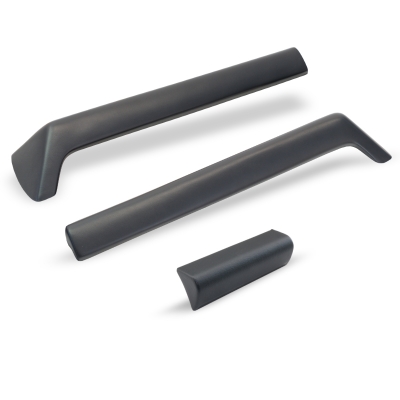 Knee roll set, 3 parts (knee protection strips left/right, ashtray handle), leatherette, for Porsche 911/912, 69-85 - New producion  ECK 8167,90155203527,90155203627,90155205025