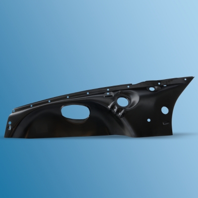 Reparaturblech für Innenkotflügel mitte oben, links für Porsche 911, Bj. 69-73  ECK 8175/3,1682350670,591043-2,91150103309,91150103411,91150196702,91150196802,91150196703,91150196803