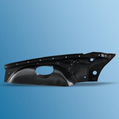 Reparaturblech für Innenkotflügel mitte oben, rechts für Porsche 911, Bj. 69-73  ECK 8176/3,1682350680,591044-2,91150103309,91150103411,91150196702,91150196802,91150196703,91150196803