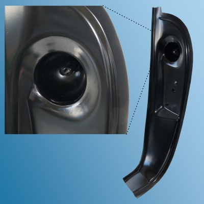 lock pillar left for Porsche 911/912, 65-68  ECK 8199,1681900770,91150204100,91150204102,91150204104,96450204100