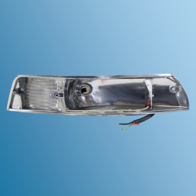 Blinkergehäuse Metall rechts, für Porsche 911/912 Bj.69-73, mit Kabel, ohne Glas  ECK 9010,PCG63193620,PCG63193630.91163193600,PCG63193600