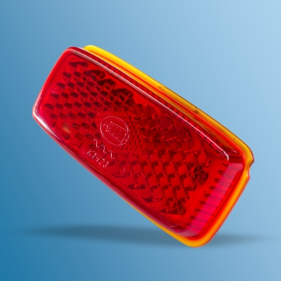 Preview: Rücklichtglas für Porsche 356 preA, Bj.50-52  ECK 9012,K1423