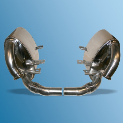 Sport exhaust set stainless steel for Porsche 996  ECK2058, 1620601010, 96.300S, 99611112157, 99611113154, 99611112257, 99611113254, 99611113168, 99611113268, 99611113174, 99611113274, 99611113175, 99611113275, 99611113170, 99611113270