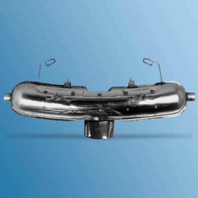 Sportauspuff für Porsche 986 Boxter 2,5L 1 Endrohr  ECK2069, 1620603000, 94.201S, 99611112106, 99611112107