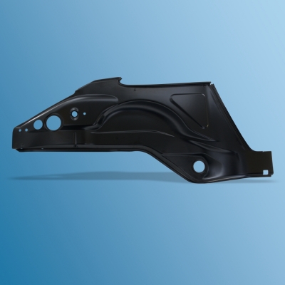 Side member wheel housing, rear right, for Porsche 911/912 Coupe, 65-68, original (new old stock)         PCG50101800, PCG50101800A, 901550101840, PCG50101840, PCG50101822, 90150101800A, 90150101800
