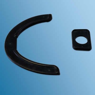 Türgriffunterlage Satz für 1 Türgriff für Porsche 914          PCG53160100, SIC53160100