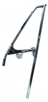 Türfensterrahmen links für Porsche 911 Targa / Cabrio, neu verchromt, im Tausch, Bj.67-76  90154202141