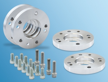 Adapterscheiben von 4 auf 5 Loch, Lochkreis 130/5, 20mm für Porsche 914/4 (Komplettsatz mit Befestigung für ein Auto)  ECK 0914