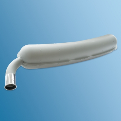 Endtopf Edelstahl, für Porsche 911, 2,0 - 2,7 l, Bj.65-73  ECK 2028, 1620609000, 92.210OE,90111101105,91111102500