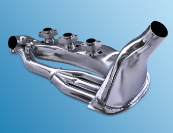 Fächerkrümmer links, Edelstahl, für Porsche 911, 3,2 l   ECK2047,  1623103170, 91.017S, 93021102901