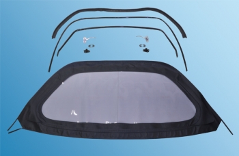 Softwindow komplett für Porsche 911/912, Bj. 68  90156581340, 90156581440, 90156582740, 90156580140, 90156580240, 90156532740, 90156508540, 90156591440, 90156508740