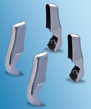 bumper horn set, 4- pieces for Porsche 356A  64450503202, 64450503201, 64450503200, 64450503300, 64450503400, 64450503102, 64450503101, 64450503100