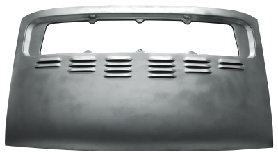 Deckel mit Luftschlitz / Louver hinten, Stahl für Posche 911/912, Bj. 65-95  ECK 8217