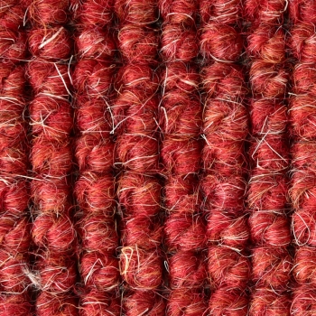 Fahrgastraumteppichsatz original Boucle, rot, ohne Fußmatten, Schlingenflor, für 356 Coupe / Cabrio / Roadster / Speedster  ECK 8105