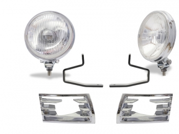 Zusatz-Nebelscheinwerferset Porsche 911 / 912, chrom - ECK 9058