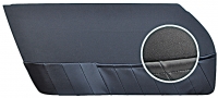 door panel complete left, smooth leatherette with bag, for Porsche 911 / 912, 65-67  ECK8018/1
