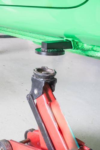 Preview: Steckplatte für Wagenheber für Porsche 356, 911, 912, 914 - ECK 8161