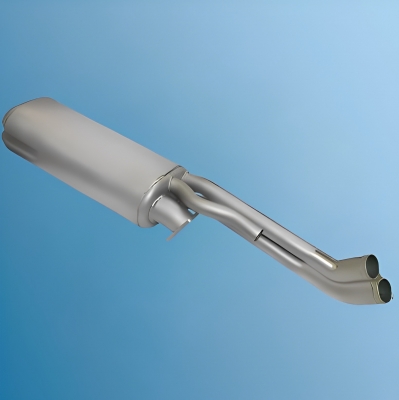 Endtopf,Edelstahl, für Porsche 911 Turbo, 3,3l, Bj.78-82,93011103704,93011103700