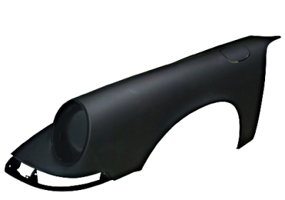 Fender front left for Porsche 911/912, 69-73         90150303123, 1680300170, 591001