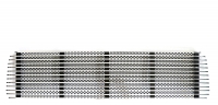 Lufteinlassgitter Chrom für Porsche 911, Bj. 70-77 (aftermarket)  91155904100