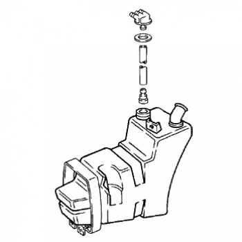 Wasserbehälter für Porsche 911  91162807507